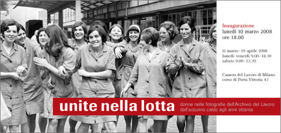 mostra Unite nella lotta